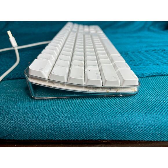 apple keyboard M9034LL/A white clear wired USB - Picture 5 of 12